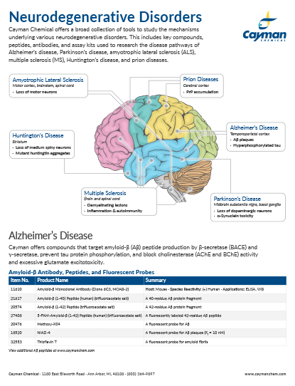 <p>​Neurodegenerative Disorders<br></p>